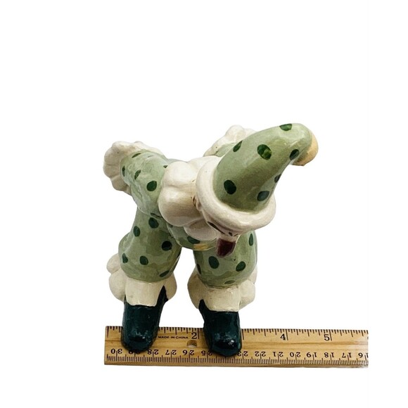 Pair Of Vintage Ceramic Circus Clowns W/Drum Theme Pottery Co Hollywood CA 7.5in - Picture 11 of 13